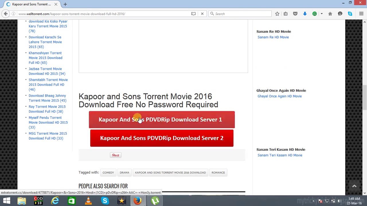 Download Kapoor & Sons Movie